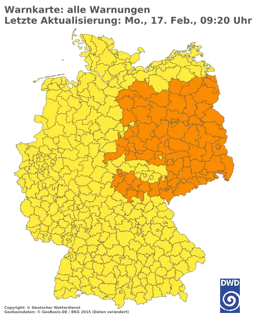 Aktuelle Wetterwarnungen für  Forchheim