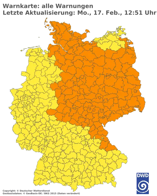 Aktuelle Wetterwarnungen für  Forchheim